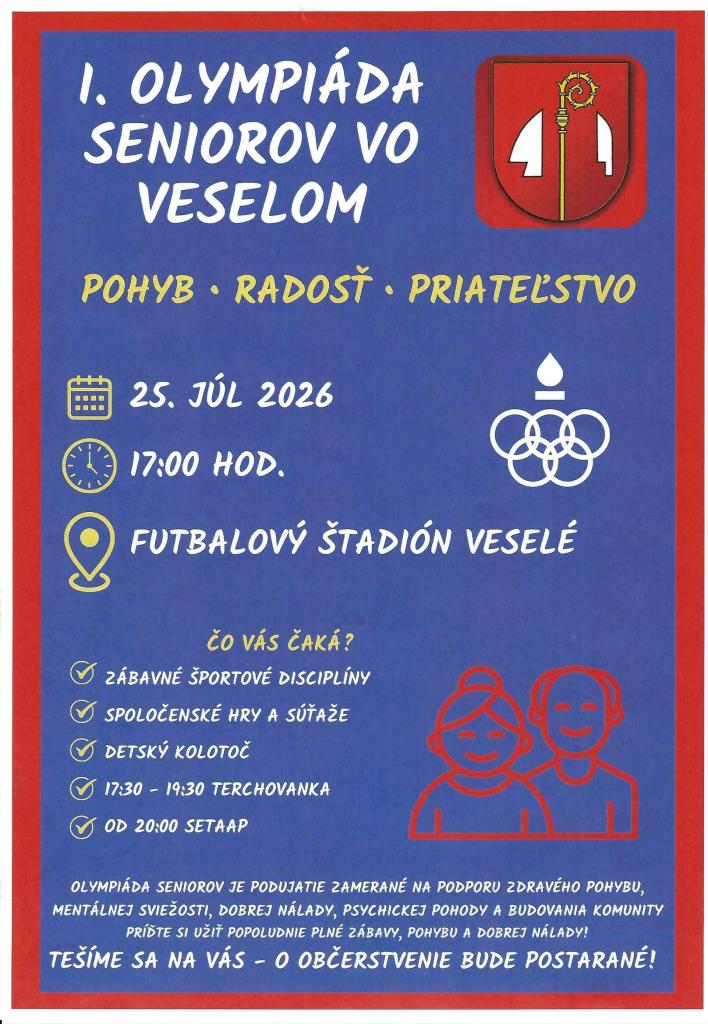 1. olympiáda seniorov vo Veselom