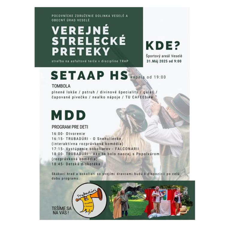 Verejné strelecké preteky a MDD