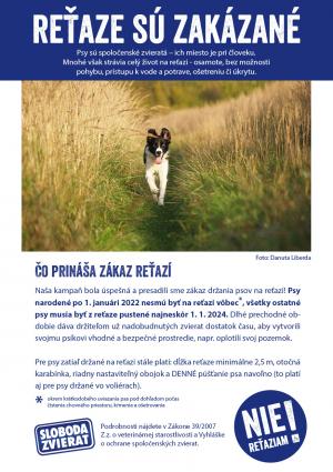 Zákaz držania psov na reťazi.