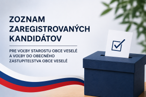 Zoznam zaregistrovaných kandidátov